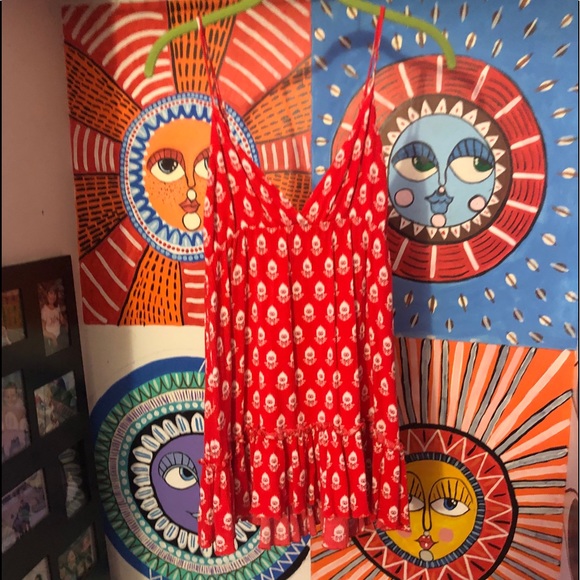 RED MINI DRESS - Picture 3 of 5